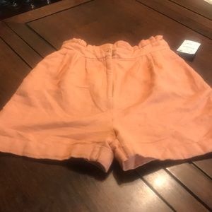 Shorts peach Zara collection